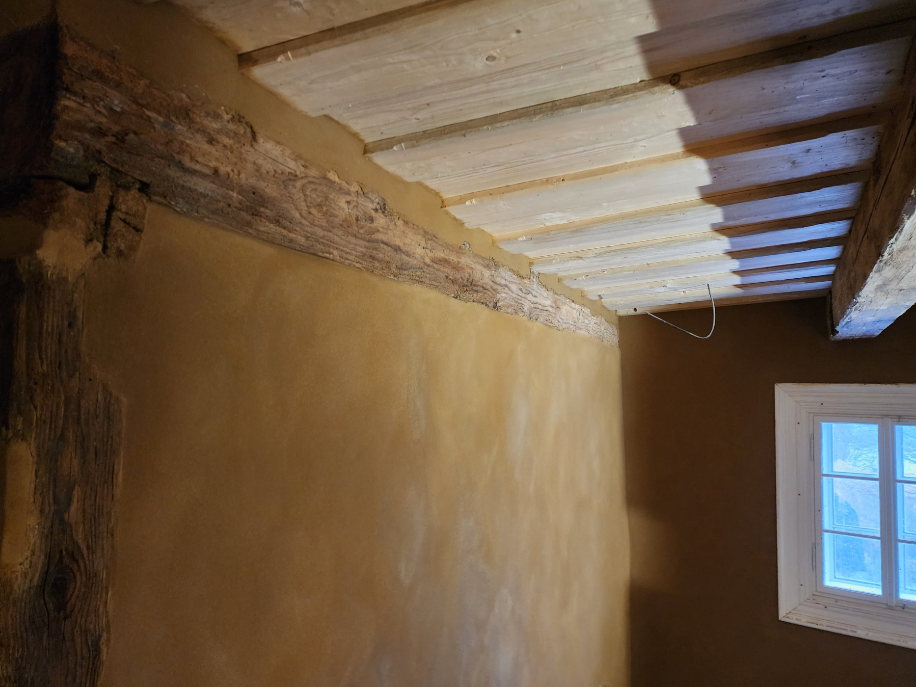 Stavební práce Litoměřice, rekonstrukce, hliněné omítky